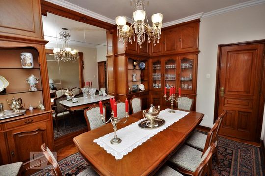 Sala de Jantar de apartamento à venda com 3 quartos, 277m² em Laranjeiras, Rio de Janeiro