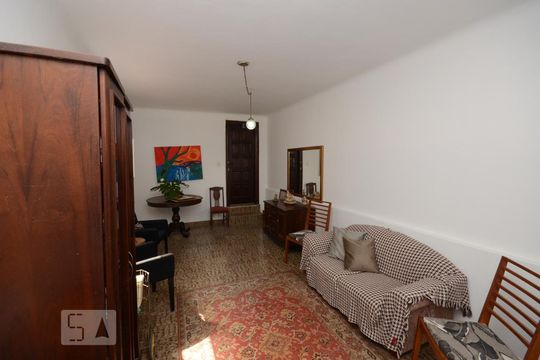 Hall de Entrada de casa para alugar com 4 quartos, 450m² em Cosme Velho, Rio de Janeiro