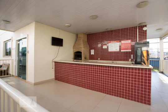 Área comum - espaço gourmet de apartamento para alugar com 2 quartos, 45m² em Residencial Jequitibá, Ribeirão Preto