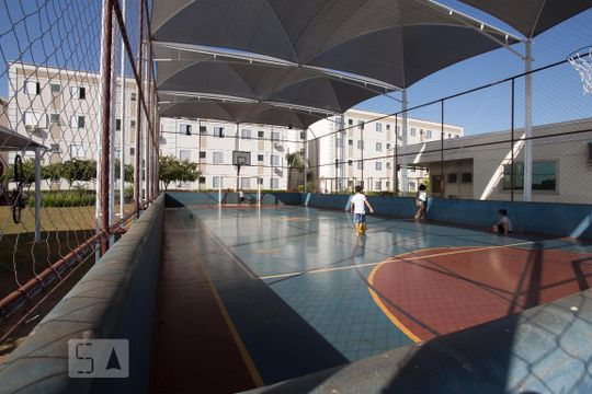 Área comum - quadra esportiva de apartamento para alugar com 2 quartos, 45m² em Residencial Jequitibá, Ribeirão Preto