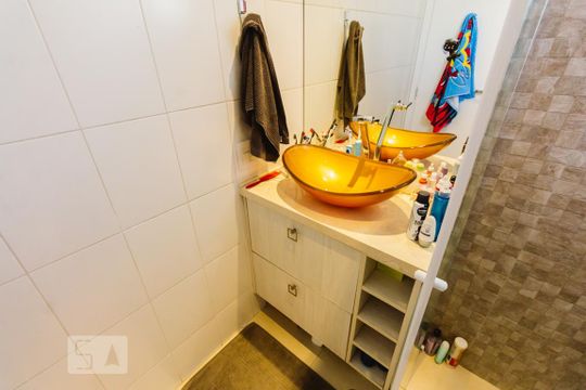 Banheiro da Suíte 1 de apartamento para alugar com 2 quartos, 78m² em Vila Leopoldina, São Paulo