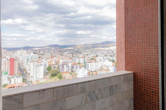 Varanda da Sala de apartamento para alugar com 2 quartos, 60m² em Graça, Belo Horizonte