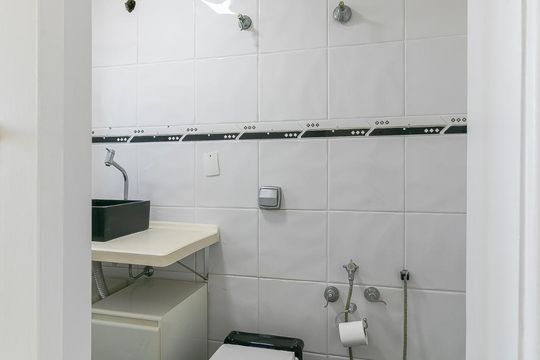 Banheiro da Suíte de apartamento à venda com 3 quartos, 98m² em Vila Santo Estevão, São Paulo