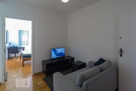 Sala de apartamento à venda com 1 quarto, 35m² em Aclimação, São Paulo