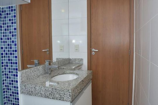 Banheiro Social de apartamento para alugar com 2 quartos, 60m² em Jacarepaguá, Rio de Janeiro