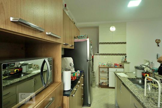 Cozinha de apartamento à venda com 3 quartos, 152m² em Vila Curuca, Santo André