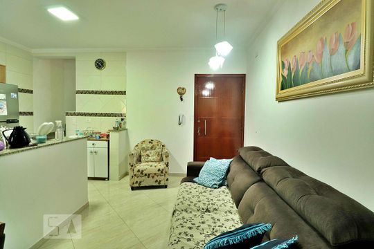 Sala de apartamento à venda com 3 quartos, 152m² em Vila Curuca, Santo André