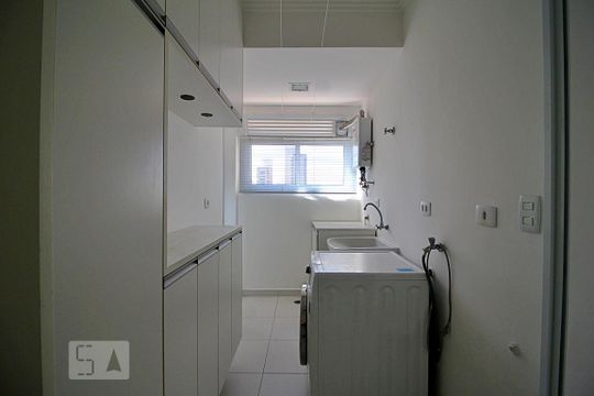 Área de Serviço de apartamento à venda com 3 quartos, 125m² em Jardim, Santo André