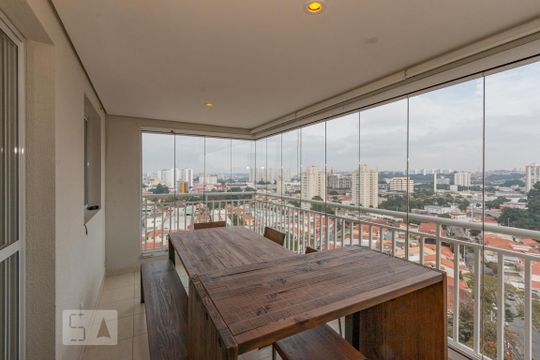 Varanda da Sala de apartamento à venda com 2 quartos, 83m² em Vila Cruzeiro, São Paulo