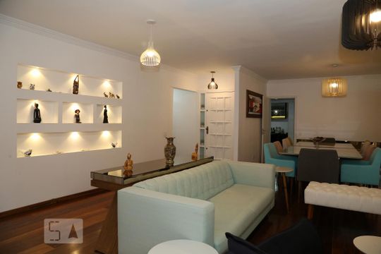 Sala de apartamento para alugar com 4 quartos, 256m² em Real Parque, São Paulo
