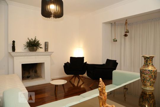 Sala de apartamento para alugar com 4 quartos, 256m² em Real Parque, São Paulo