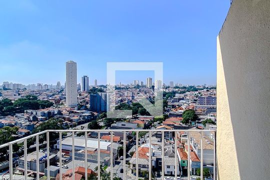 Varanda da Sala de apartamento à venda com 2 quartos, 65m² em Vila Bertioga, São Paulo