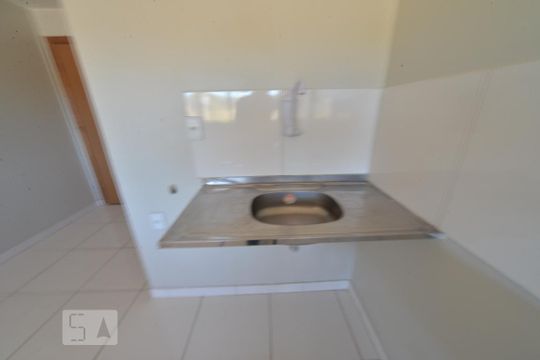 Cozinha de apartamento para alugar com 1 quarto, 22m² em Asa Norte, Brasília