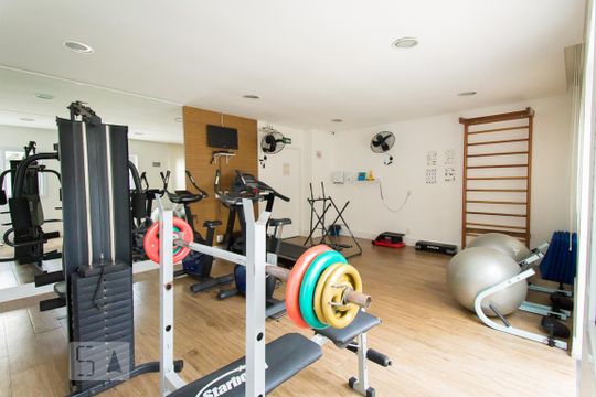 Área comum - Academia de apartamento para alugar com 1 quarto, 33m² em Cambuci, São Paulo