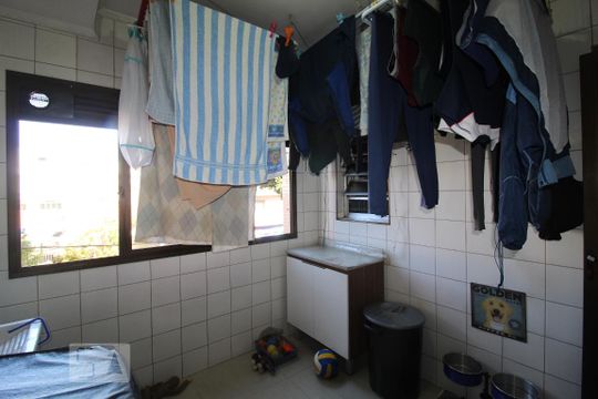 Área serviço de apartamento à venda com 3 quartos, 182m² em Santa Paula, São Caetano do Sul