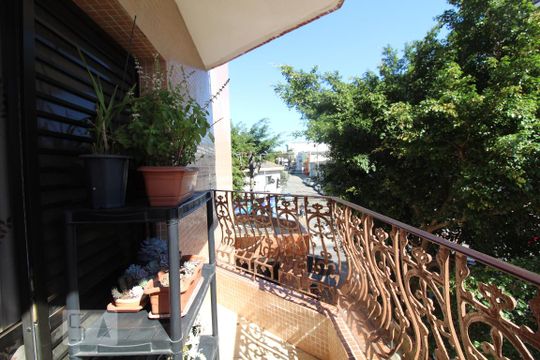 Varanda suite de apartamento à venda com 3 quartos, 182m² em Santa Paula, São Caetano do Sul