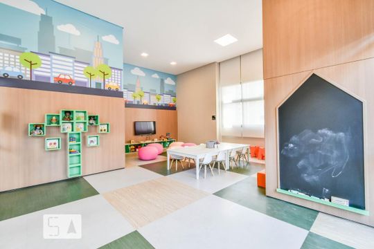 Playground de kitnet/studio para alugar com 1 quarto, 24m² em Cerqueira César, São Paulo