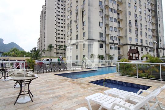 Área comum - Piscina de apartamento à venda com 3 quartos, 70m² em Jacarepaguá, Rio de Janeiro