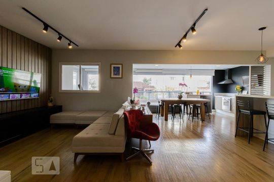 Sala de apartamento à venda com 3 quartos, 141m² em Aclimação, São Paulo