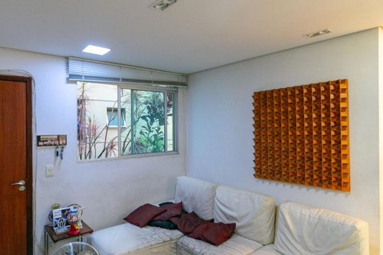 Sala de apartamento à venda com 3 quartos, 72m² em Santa Monica, Belo Horizonte