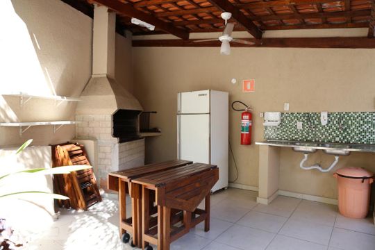 Área comum - Churrasqueira de apartamento à venda com 3 quartos, 99m² em Vila Andrade, São Paulo