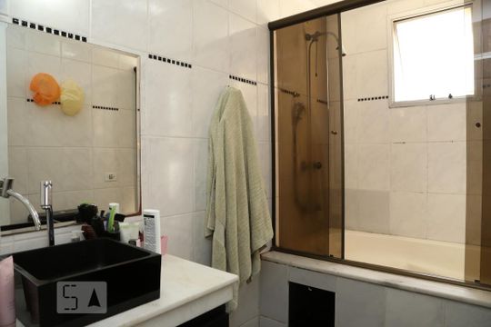 Banheiro da Suíte de apartamento à venda com 3 quartos, 99m² em Vila Andrade, São Paulo