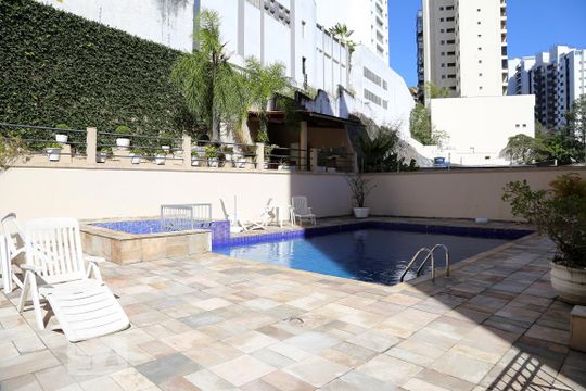 Área comum - Piscina de apartamento à venda com 3 quartos, 99m² em Vila Andrade, São Paulo