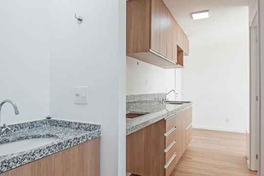 Lavatório e Cozinha de apartamento para alugar com 2 quartos, 53m² em Santo Amaro, São Paulo