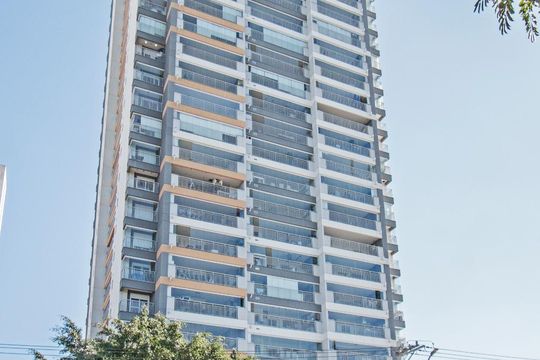 Fachada de apartamento para alugar com 2 quartos, 53m² em Santo Amaro, São Paulo