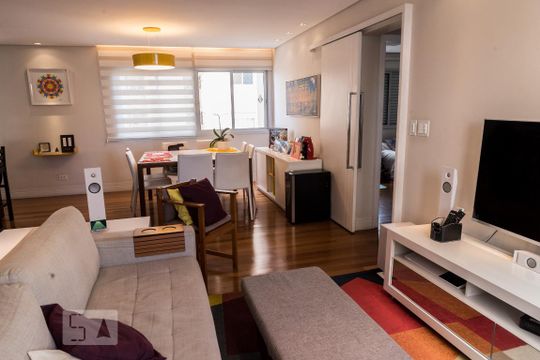 Sala de apartamento à venda com 2 quartos, 100m² em Vila Progredior, São Paulo