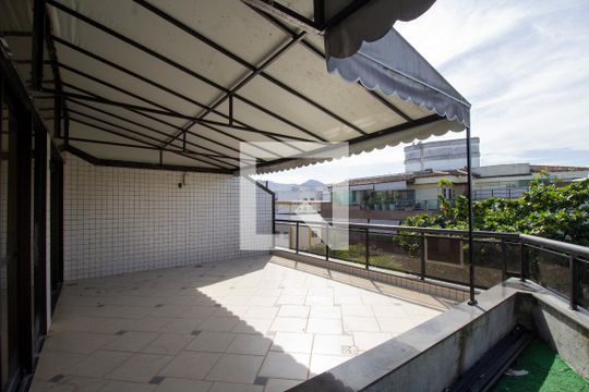 Varanda da Sala de apartamento à venda com 4 quartos, 360m² em Recreio dos Bandeirantes, Rio de Janeiro