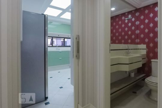 Entrada Lavabo de apartamento à venda com 3 quartos, 130m² em Jardim Vila Mariana, São Paulo