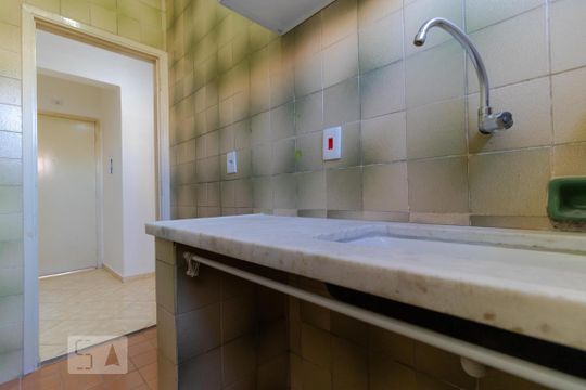 Cozinha de apartamento para alugar com 1 quarto, 34m² em Vila Itapura, Campinas