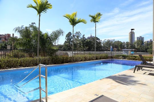 Área comum - Piscina de apartamento à venda com 2 quartos, 56m² em Jardim Parque Morumbi, São Paulo