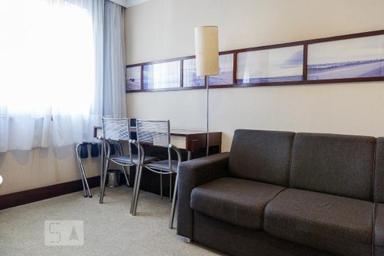 Sala de apartamento à venda com 1 quarto, 27m² em Jardim Paulista, São Paulo