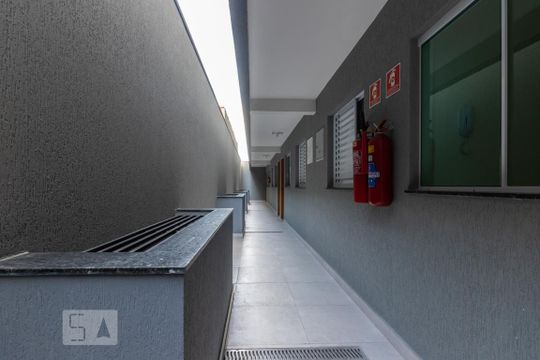 Corredor externo  de apartamento para alugar com 2 quartos, 55m² em Vila Santa Inês, São Paulo
