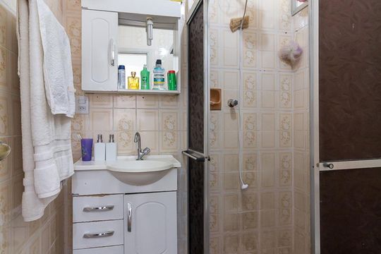 Banheiro de apartamento à venda com 2 quartos, 67m² em Picanço, Guarulhos