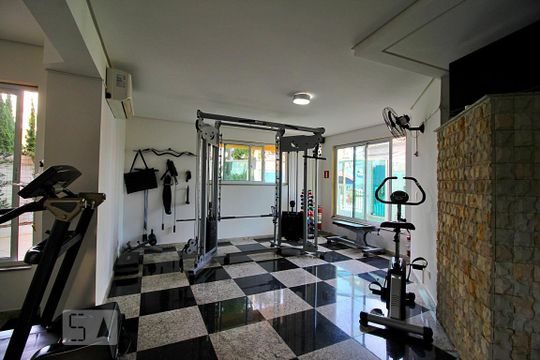 Área Comum - Academia de apartamento para alugar com 2 quartos, 82m² em Campestre, Santo André