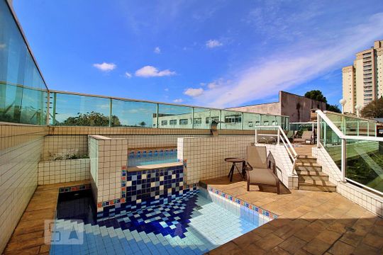 Área Comum - Piscina de apartamento para alugar com 2 quartos, 82m² em Campestre, Santo André