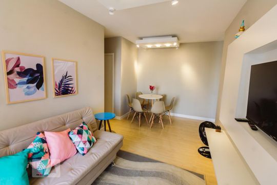Sala de apartamento à venda com 2 quartos, 64m² em Barra Funda, São Paulo