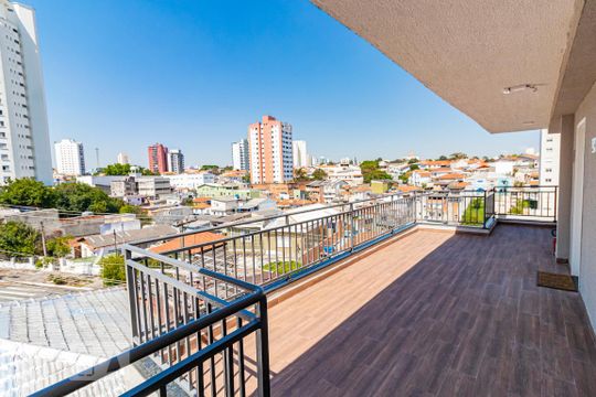 Área comum - Terraço de apartamento para alugar com 1 quarto, 33m² em Vila Gumercindo, São Paulo