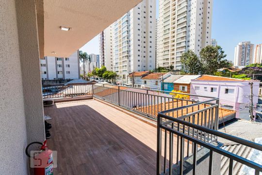 Área comum - Terraço de apartamento para alugar com 1 quarto, 33m² em Vila Gumercindo, São Paulo