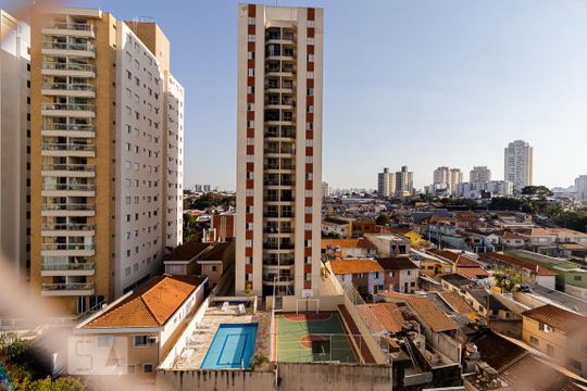 Vista da Sacada de apartamento à venda com 2 quartos, 68m² em Vila Firmiano Pinto, São Paulo