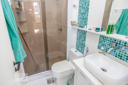 Banheiro da Suíte de apartamento à venda com 4 quartos, 177m² em Pechincha, Rio de Janeiro