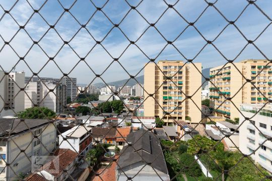 Varanda da Sala de apartamento à venda com 1 quarto, 53m² em Maracanã, Rio de Janeiro