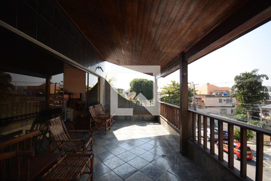 Varanda do terraço de casa à venda com 4 quartos, 300m² em Irajá, Rio de Janeiro