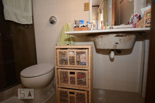 Banheiro da Suíte de apartamento à venda com 3 quartos, 98m² em Engenho Novo, Rio de Janeiro
