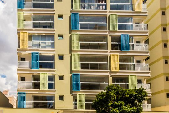 Fachada de apartamento para alugar com 1 quarto, 46m² em Conceicao, Campinas