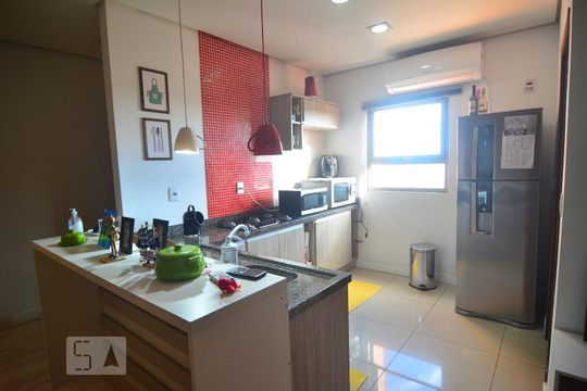 Cozinha de apartamento à venda com 2 quartos, 400m² em Mato Grande, Canoas