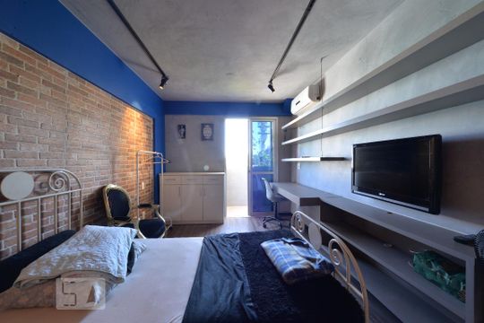 Sala de apartamento para alugar com 1 quarto, 30m² em Setor Sudoeste, Brasília